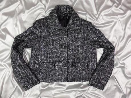 Luxusný krátky kabátik/sako, l