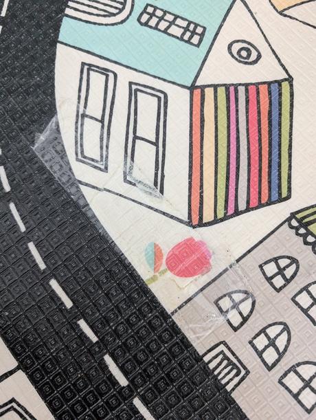 Obojstranna podlozka na hranie skip hop, 