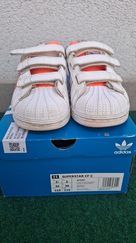 Tenisky značky adidas superstar, veľkosť 34, adidas,34