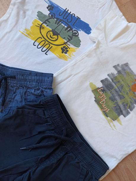 Tričká a kraťasy 86/92, lupilu,86
