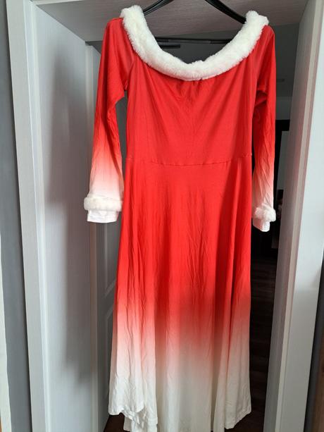 Dámske mikulášske šaty, l