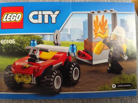 Lego city hasičská štvorkolka 60105, 