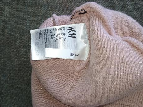 Dievčenská čiapka h&m 146-152, h&m,146