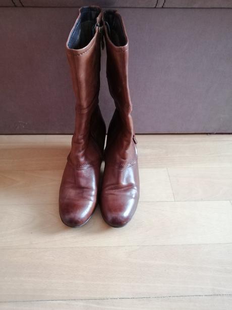 Kožené čižmy zn. caprice, 35