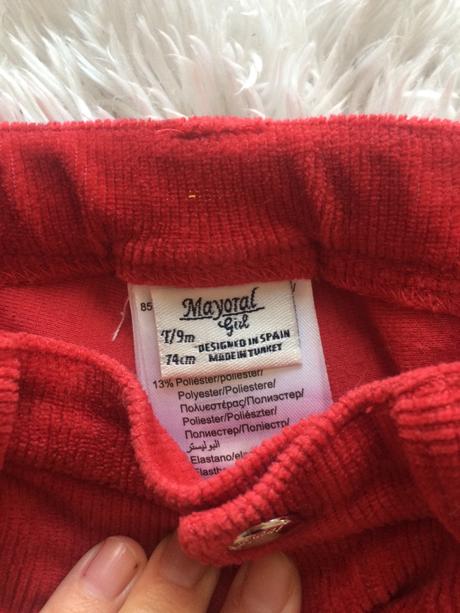 Menčestrové nohavice, mayoral,74