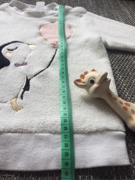 Chlpatá mikina bez kapucne pre dievča 92, h&m,92