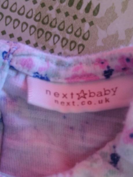 Opalovačky s ružovo modrým vzorom, next, 62-68 cm, next,68