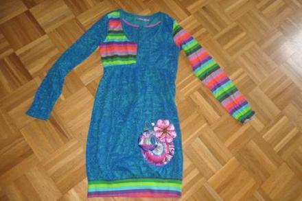 Desigual original krasne dievcenske/damske saty, desigual,xs