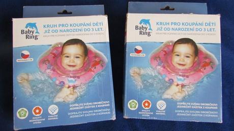 Nafukovacie koleso okolo krku pre babätká, 