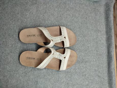 Geox 37 - kožené dámske šľapky, geox,37