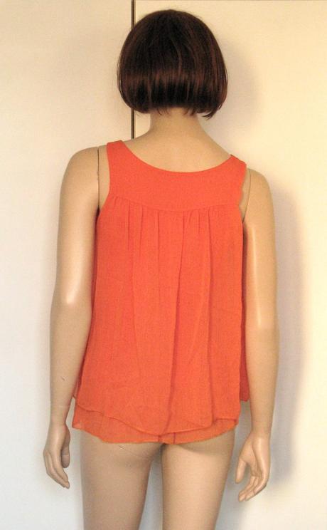 Oranžový top, m