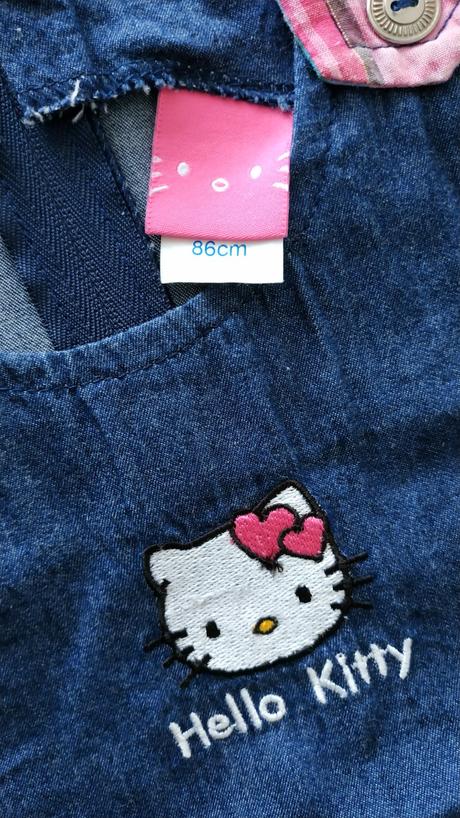 Riflove šaty hello kitty, 86