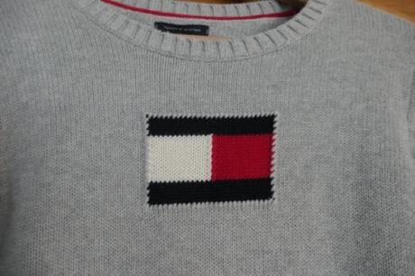 Tommy hilfiger original ikonicky sveter s-m, tommy hilfiger,s