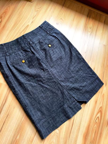 Riflová šedá sukňa zn. marks&spencer, marks & spencer,m