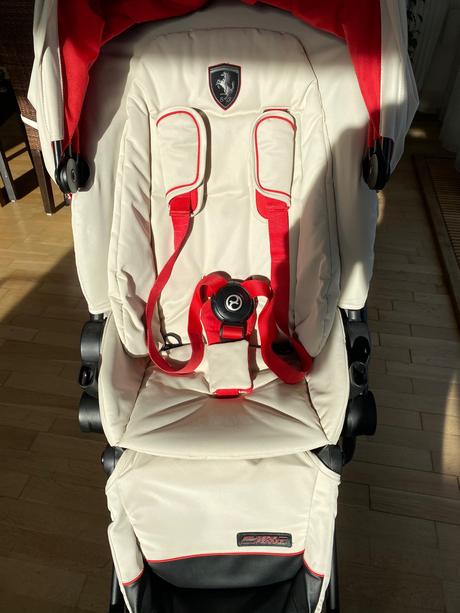 Cybex priam ferrari silver grey, cybex,cybex priam so sedadlom lux seat