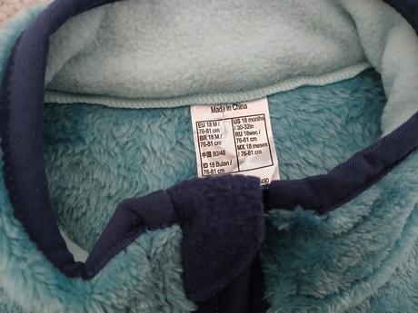 Flisova mikina 80, decathlon,80