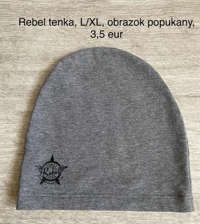 Tebel ciapka l/xl odhadom do 104, rebel,92