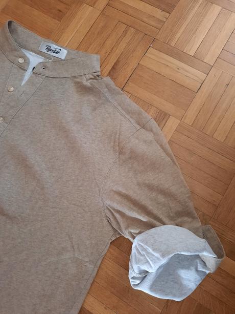 Pánske tričko s roll-up rukávom, xl