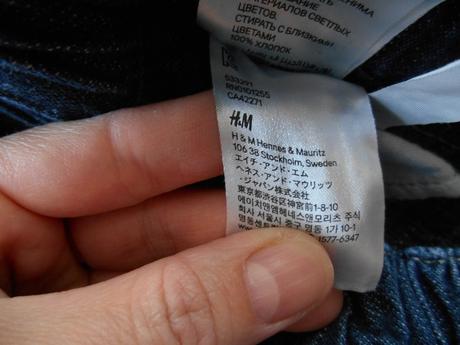 Rifle uvedená veľkosť 110,ale sú menšie 98-104, h&m,104