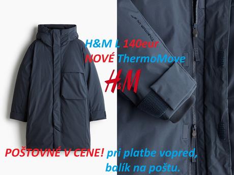 Lyžiarska bunda hm, zimná bunda hm, h&m,l
