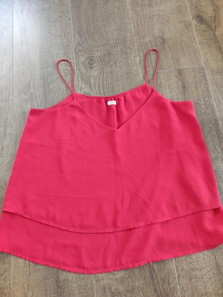 Dámsky letný top, pinkie,l