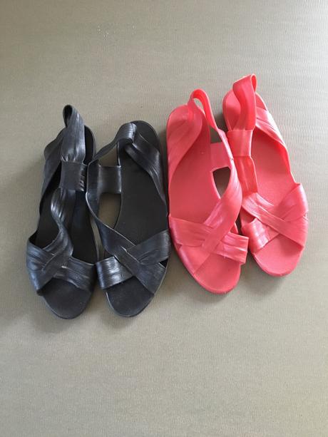 Gumené sandálky, 37