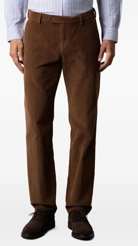 Pánske menčestrové  nohavice brooks brothers v. 32, 32