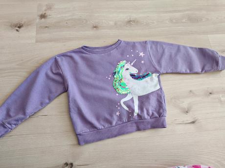 Krásna mikinka bavlna jednorožec 92-104, sinsay,104