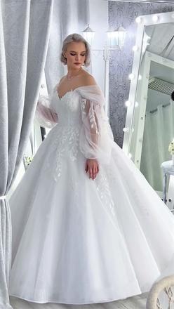 Svadobné šaty vo veľkosti m/l/xl ( sú na viazanie), l