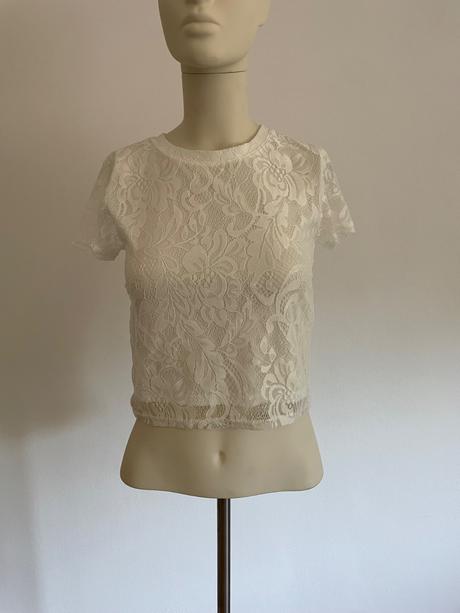 Čipkovaný top, amisu,xs