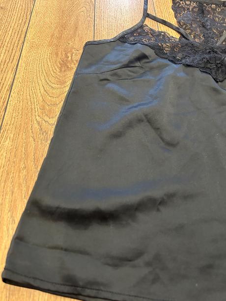 Čierny čipkovaný top, new yorker,s