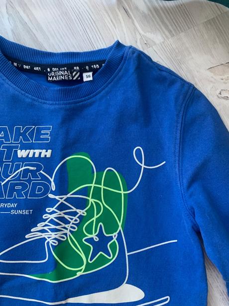 Nové nenosené tričko 5-6 r, original marines,116