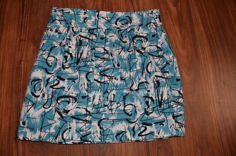 Bavlnenoelastická sukňa l, papaya,l