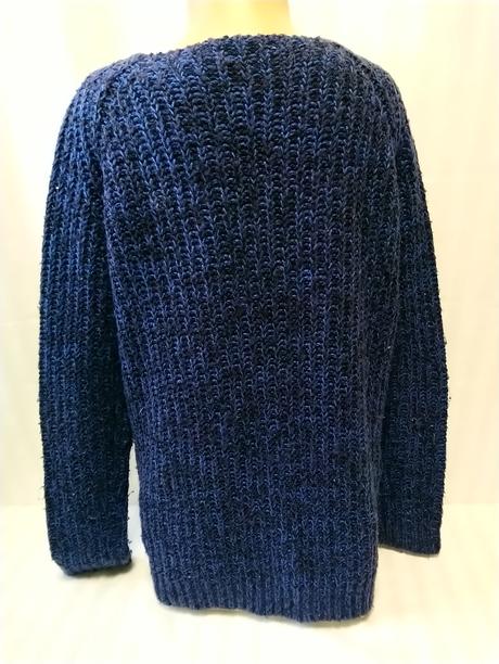 Dievčenský modrý acrylový pulóver, generation, 158