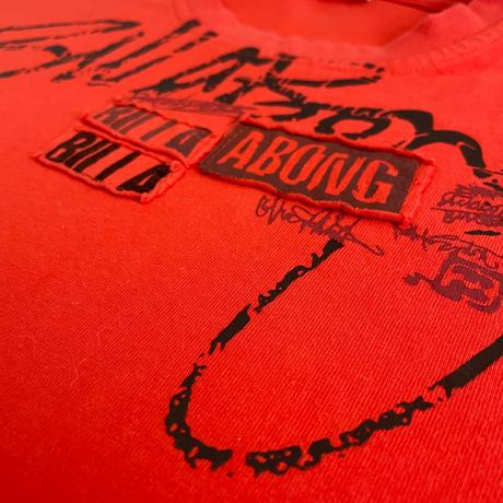 Billabong tričko y2k orange graphic xxl, billabong,xxl