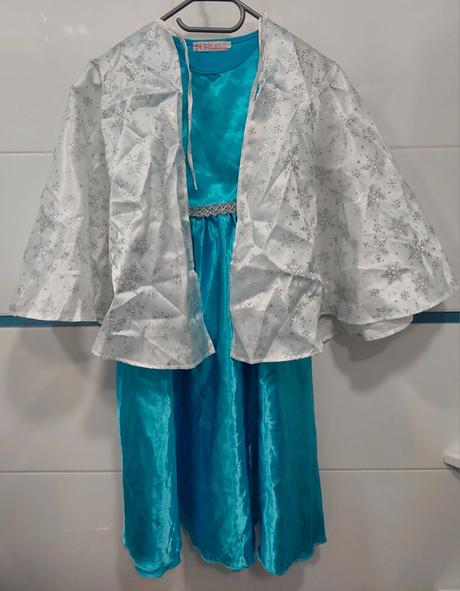 Princezná / elsa karnevalové šaty+ plášť 128-140,