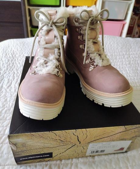 Zimné zateplené topánky, alpine pro,37