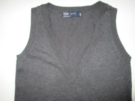 Zara biznis vesta s - sivá antracit, zara,s