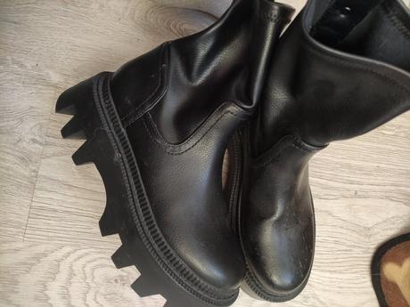 Dámske buffalo sock flora cizmy, 36