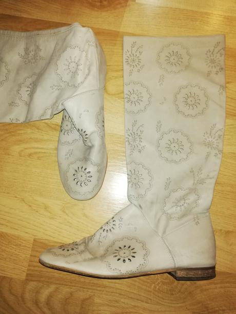 Dámske kožené čižmy, 39