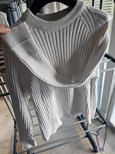 Biely mäkký teply svetrík mango, mango,m