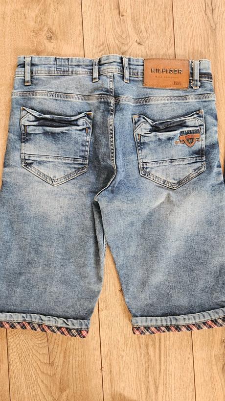 3x riflové kraťase, tommy hilfiger,32