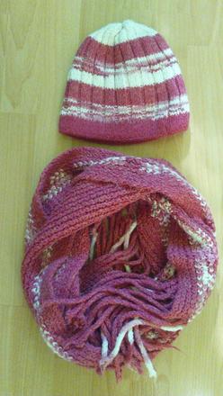 Súpravka šál a čiapka, 152