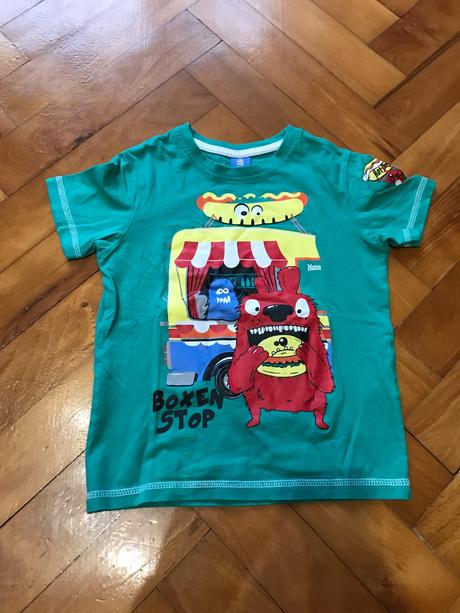 3 chlapčenské tričká - krátky rukáv - 110, 110