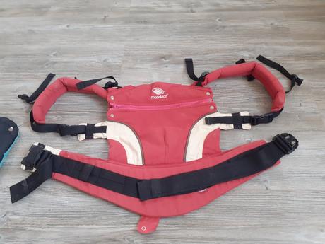 Ergonomický nosič manduca červený, 
