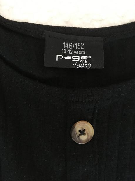 Úpletový elastický crop top na 10-12 rokov, 146