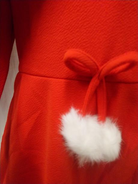 Vianočné šaty s pelerínkou, france, 110-122 cm, 116