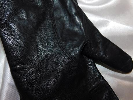 Dámske kožené rukavice, h&m,l