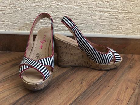 Sandalky na platforme - top stav, 38