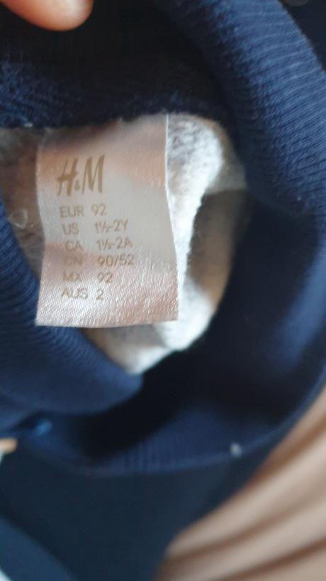 Mikina h&m a pudlacove teplaky haky-baky, h&m,92